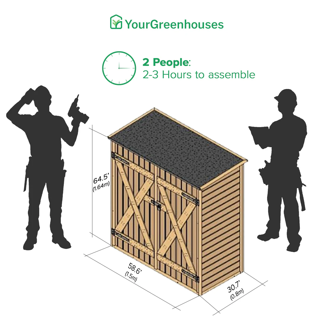 Garden Shed with Shelving System - Image 12