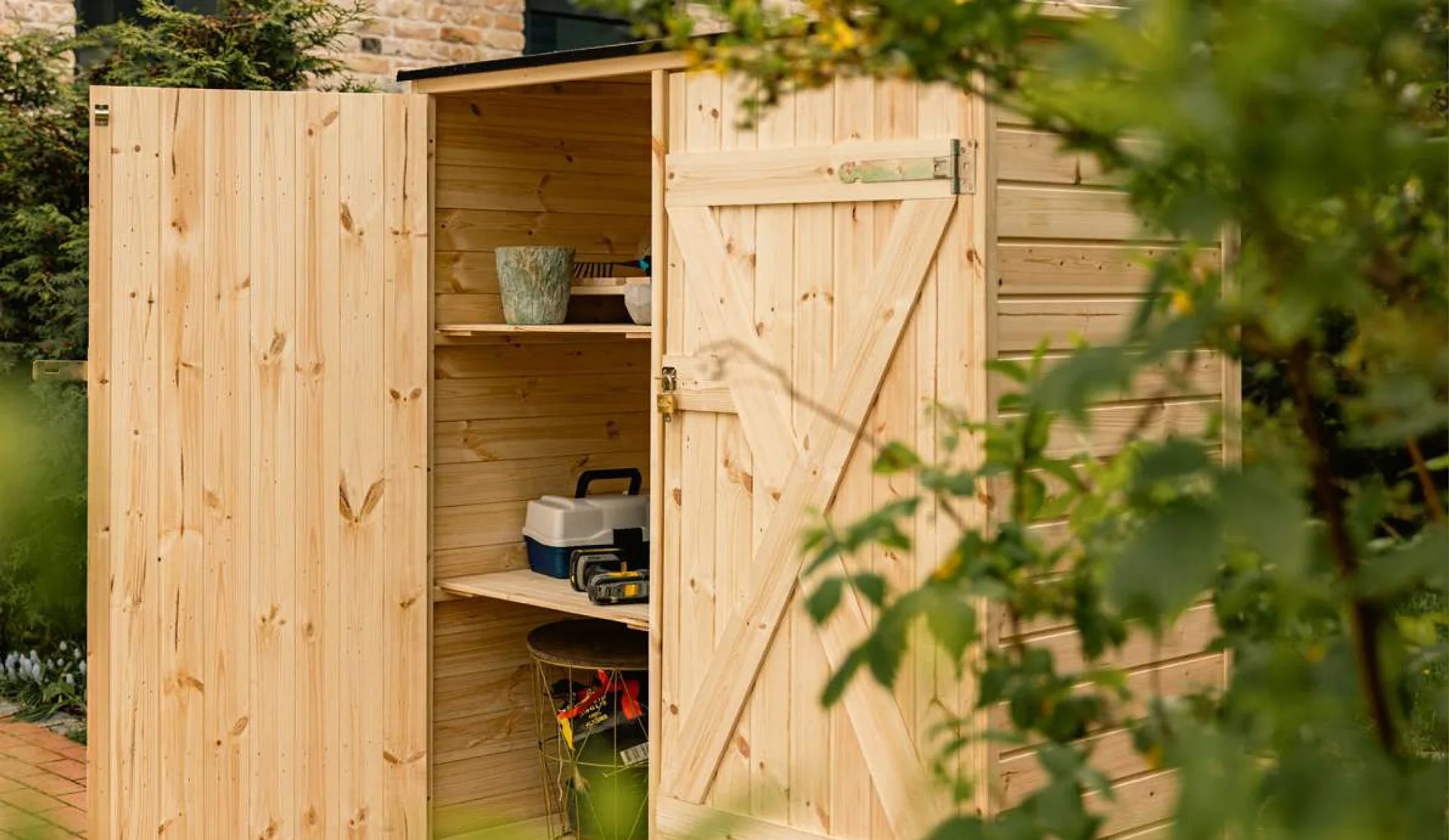 Garden Shed with Shelving System - Image 4